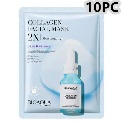 Collagen Face Mask with Hyaluronic Acid for deep skin hydration and firming