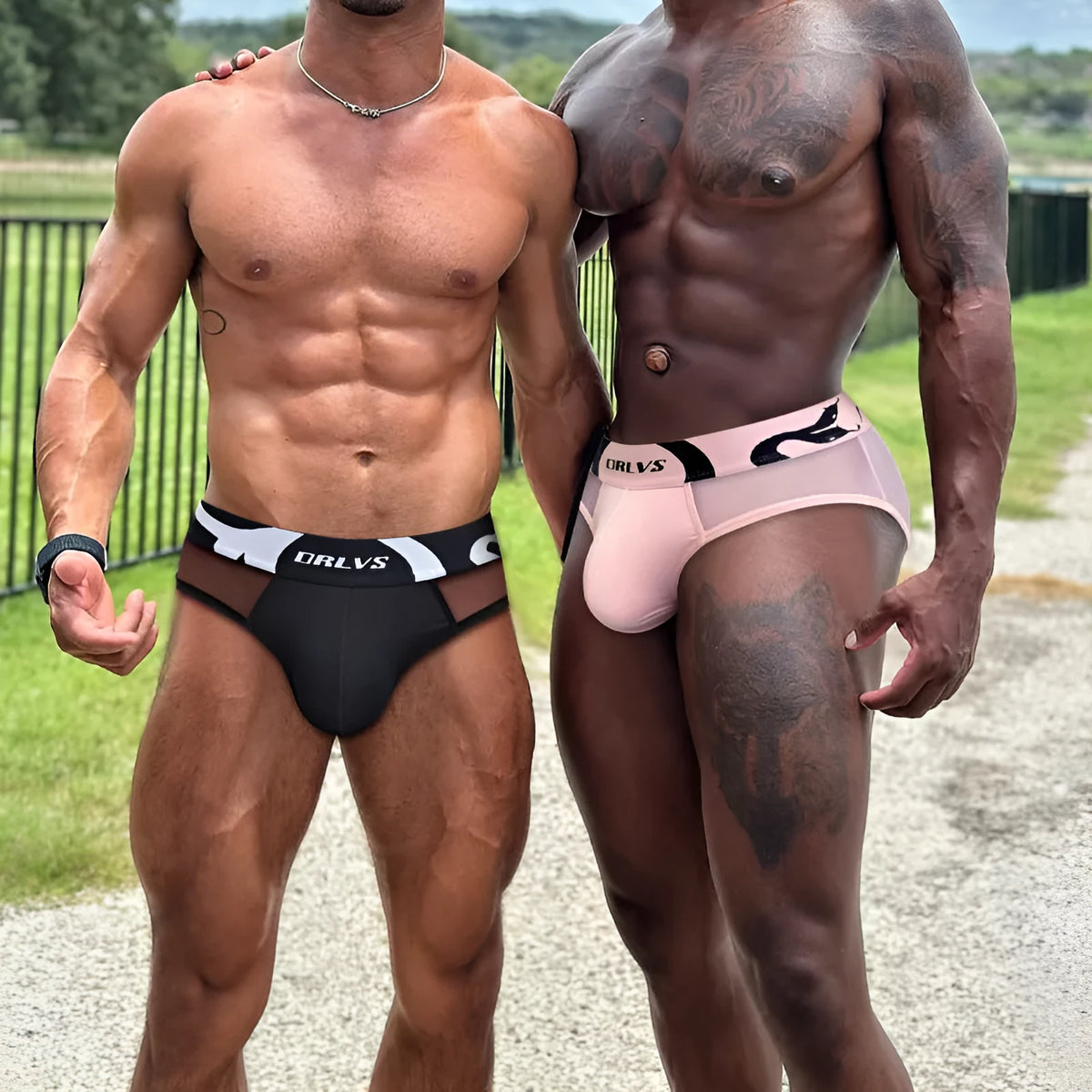 Men's low waist boxer shorts in breathable modal mesh, solid black, pink or red, sizes M to XXL