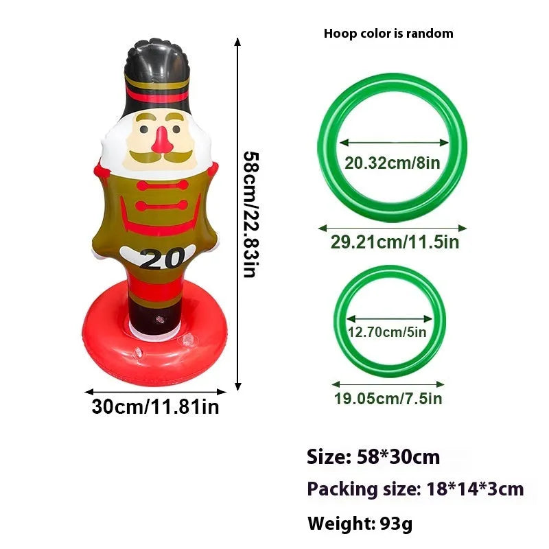 Inflatable Octopus Ferrule Throwing Toy in multiple colours for teenager ability training
