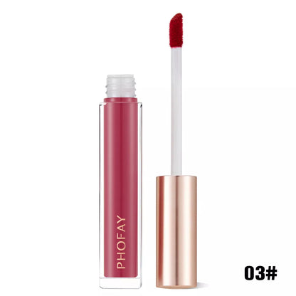 PHOFAY Non-Sticky Lip Gloss in various shades for hydrated, shiny lips