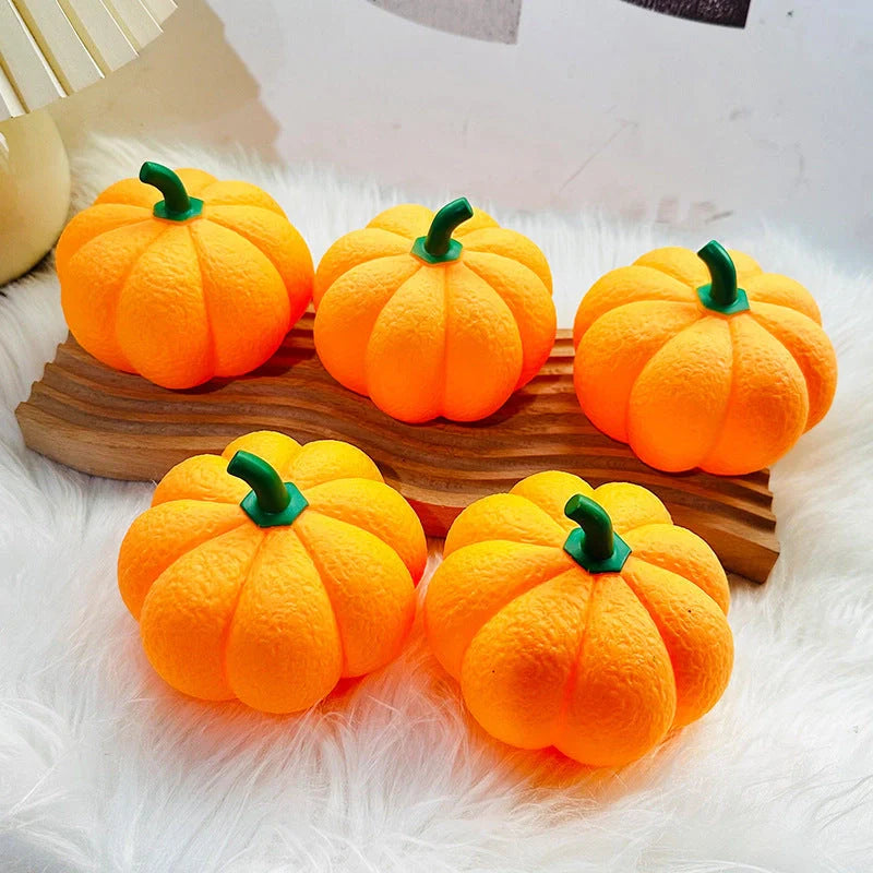 Adorable pumpkin Halloween night light with soft glow for eye protection
