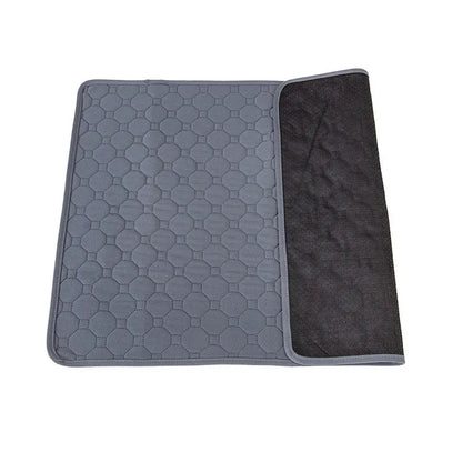 Pet Parents washable dog pee pad in neutral colour with waterproof backing