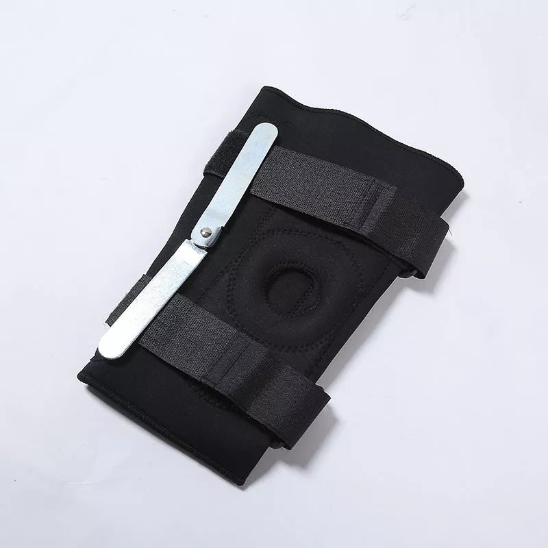 Jiu Jitsu Knee Brace with Inner Support Hinges in Black