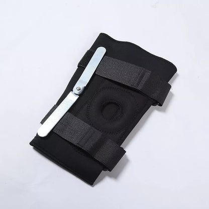 Jiu Jitsu Knee Brace with Inner Support Hinges in Black