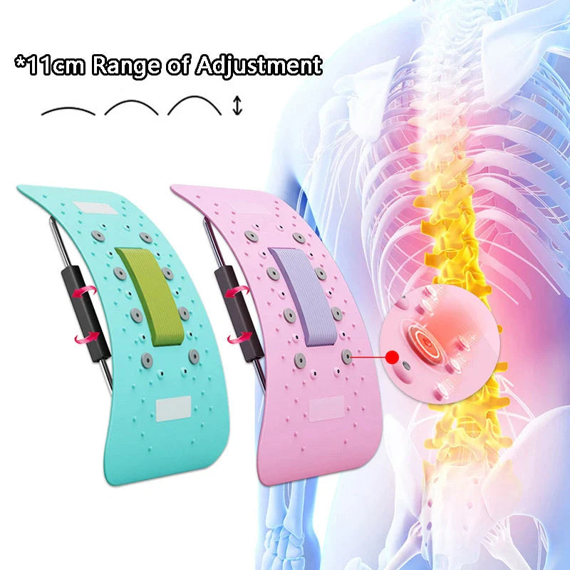Adjustable Back Cracker Massager for spine support and pain relief