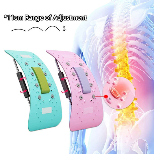 Adjustable Back Cracker Massager for spine support and pain relief