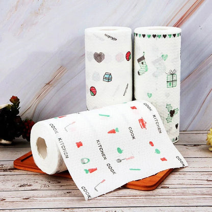 Disposable Non-Woven Rag in various colors, showing durability and absorbency