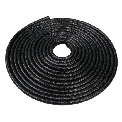 Universal car door anti-collision strip with built-in steel disc for scratch protection