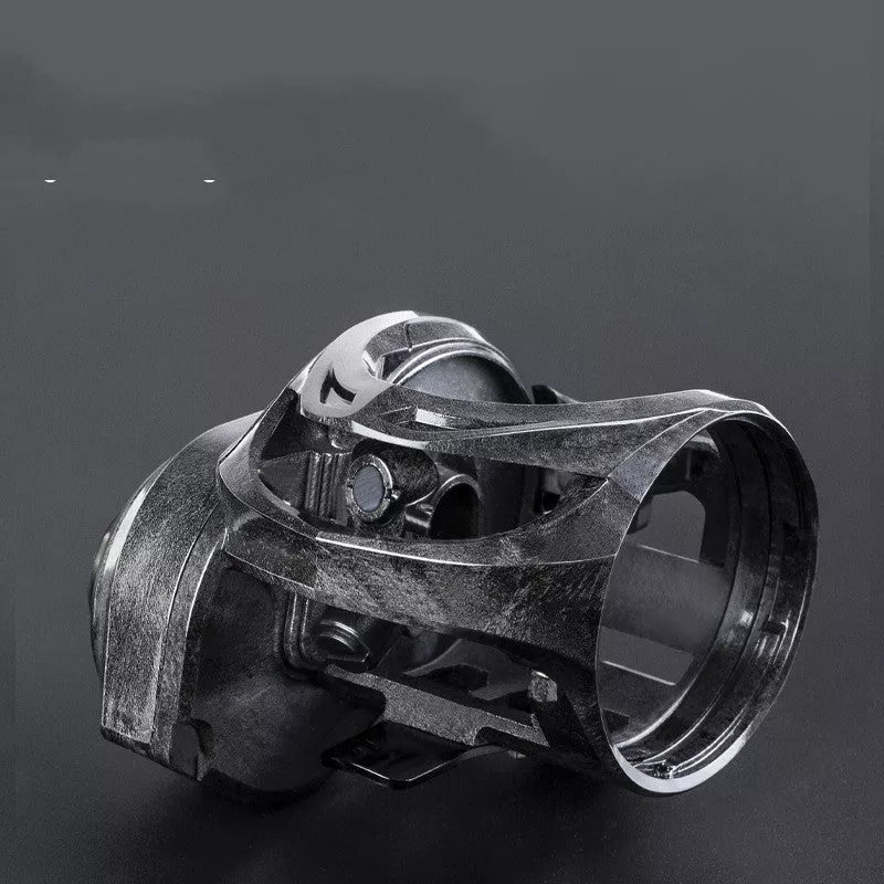 Carbon Rocker Wheel Fishing Gear with double handle rocker arm for enhanced control