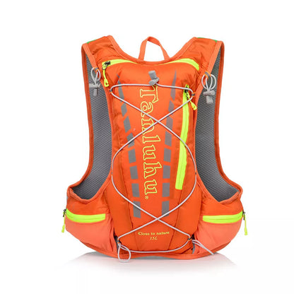 15L lightweight hydration vest backpack in multiple colors with adjustable straps for outdoor sports