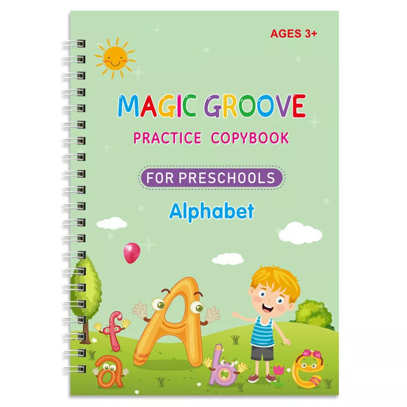 Groove Copybook Student Training Pen Control Magic Calligraphy Practice Board with practice books and accessories