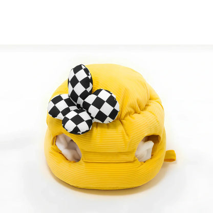 25cm circular dog toy with honey digging pattern and sound bees for food hiding educational play