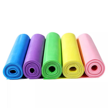Yoga Tension Belt in various colors for stretching and exercise
