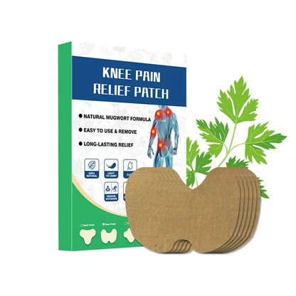 English stretch cervical sticker and knee plaster, 12 non-woven fabric patches per box for health massage