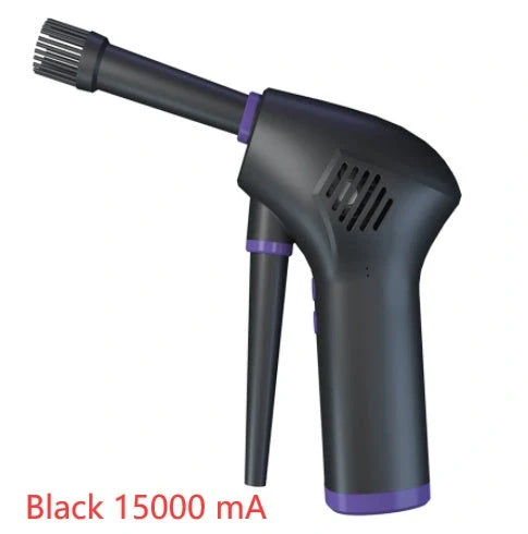 Cordless air duster for cleaning electronics with powerful airflow and ergonomic design