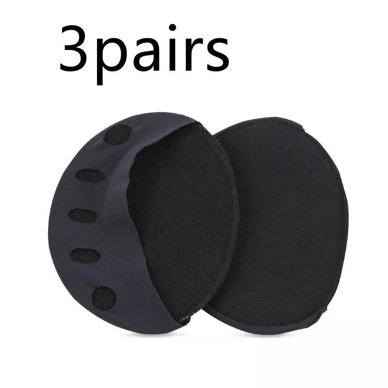 Invisible Five Finger Socks with cushioned forefoot pads for pain relief