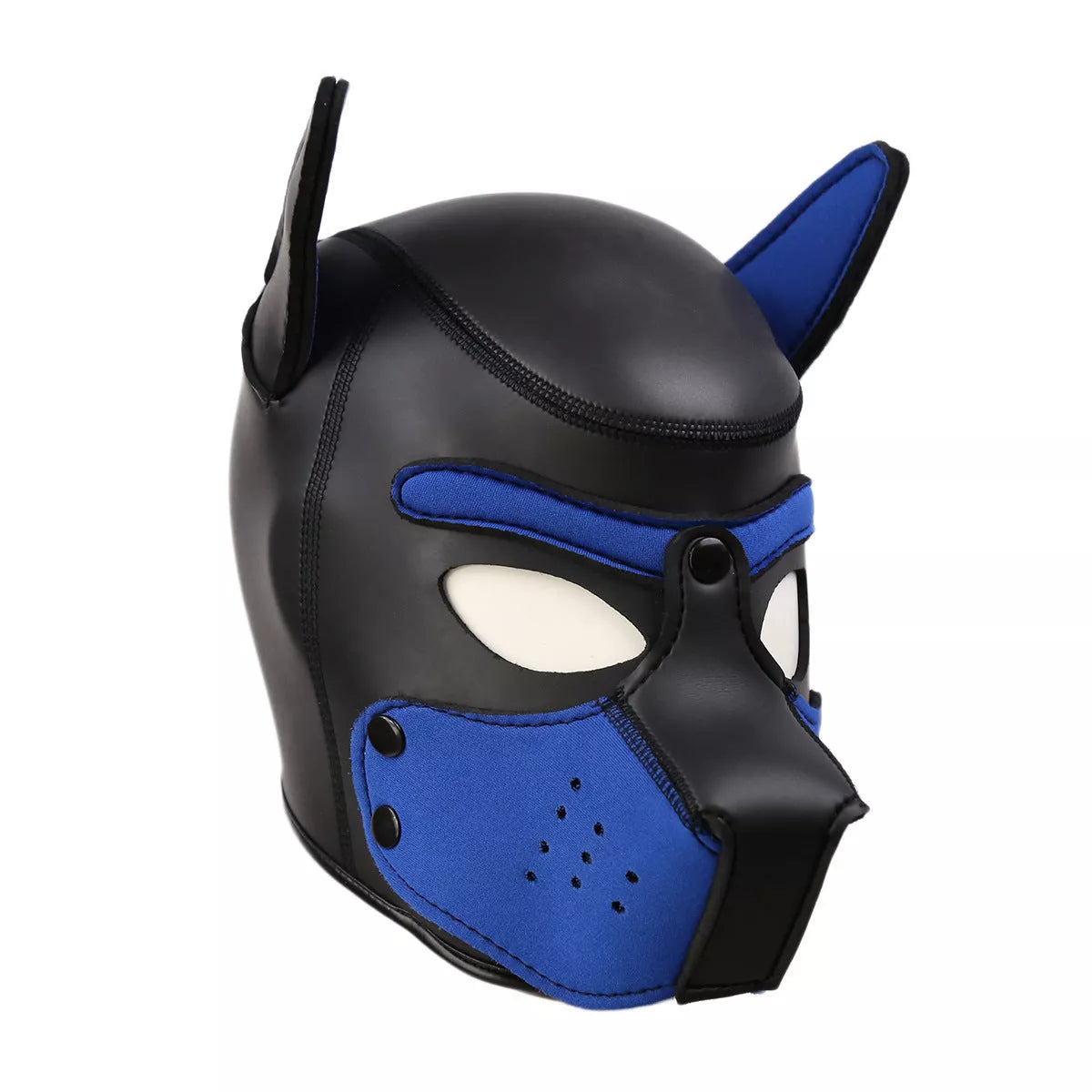 Adjustable CR Rubber Dog Headgear in multiple colors for secure fit
