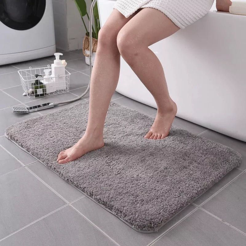Polyester fiber doormat in various colors and sizes for home entryways