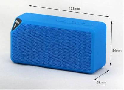 Cannon X3 small cube-shaped wireless Bluetooth speaker in five colour options on a plain background.