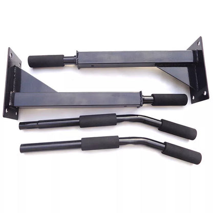 Indoor pull-up bar with high carbon steel frame and black sponge covers