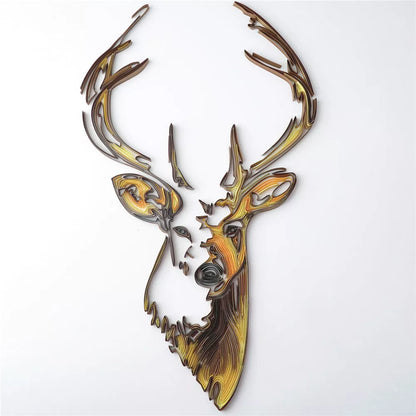 Handmade quilted paper painting craft kit with tools and materials for DIY decor