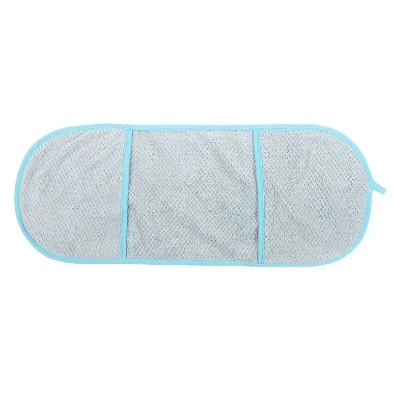 Pet super absorbent towel, 60 x 25 cm, pocket style scrub gloves for cats and dogs, in Beige Blue Green Pink White