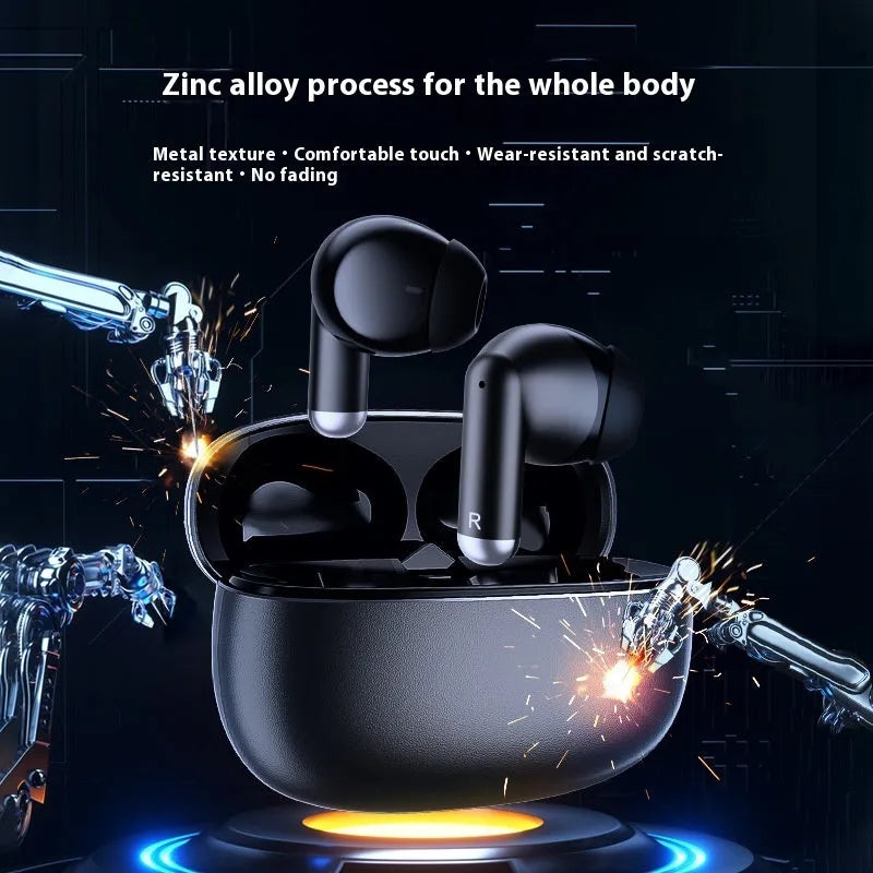 K50 zinc alloy wireless in-ear sports headset in black or silver with 15 metre range and 4-8 hour battery