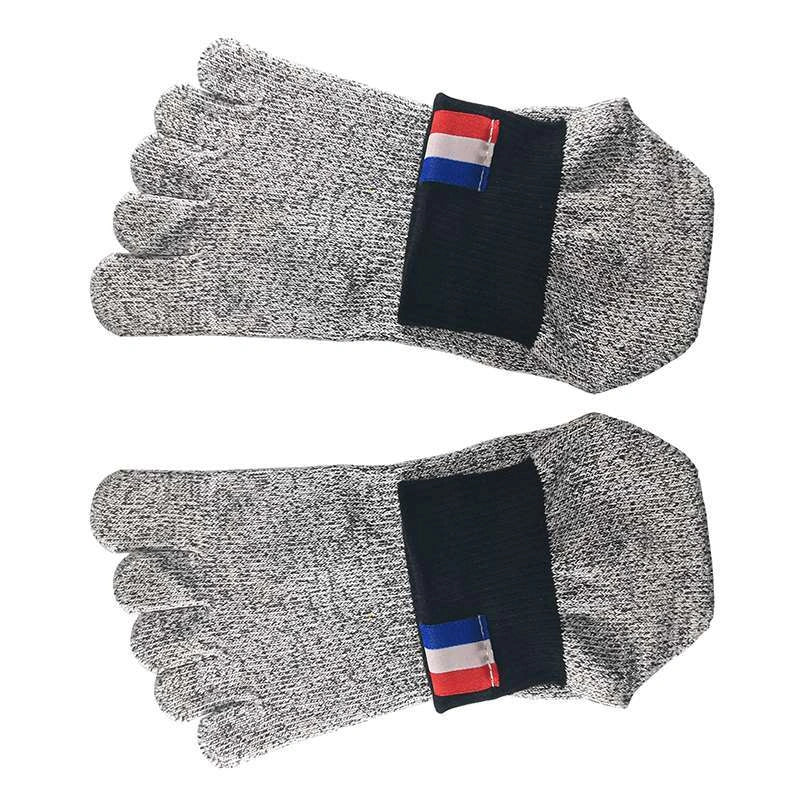 Beach anti-slip socks with five-toe design and non-slip soles for outdoor activities