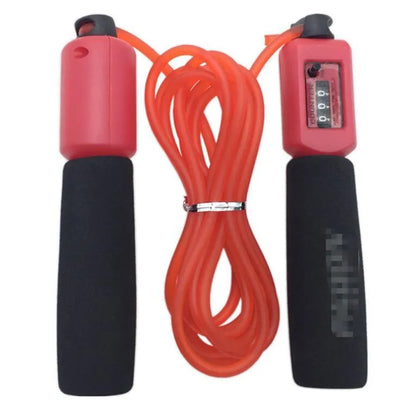 Adjustable 3 metre skipping rope with sponge handles in multiple colour options