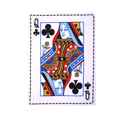 Tearproof squeaking dog toy with printed newspaper and playing card designs