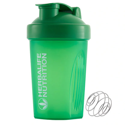 400ml sport shaker bottle with screw cap in multiple colour options showing 16.5cm height