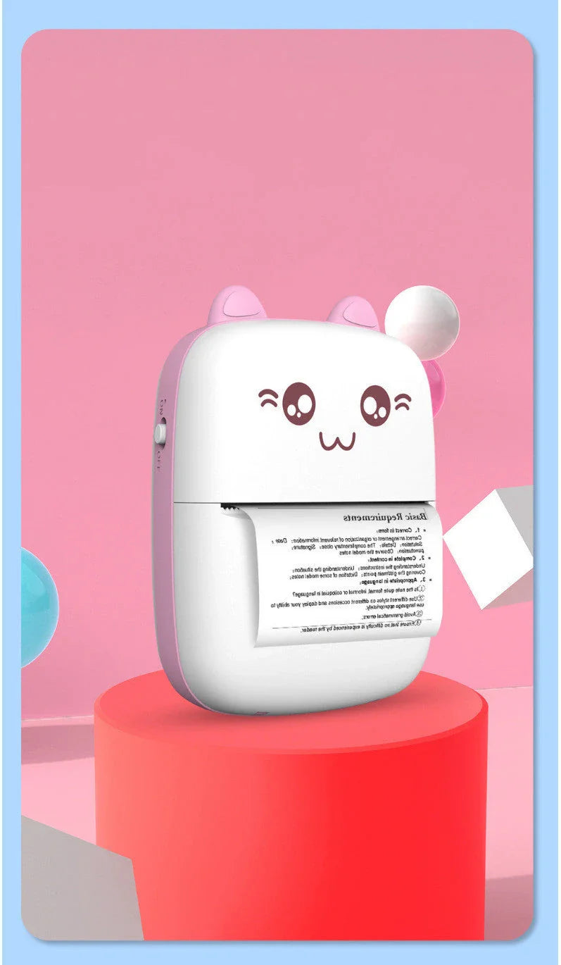 Compact, Bluetooth-enabled mobile photo printer for wireless printing from smartphones and tablets