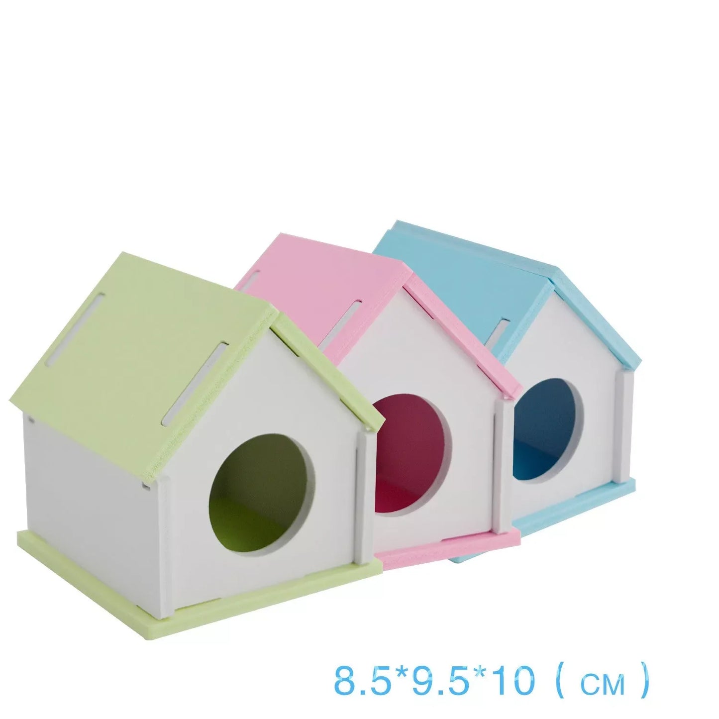 Colorful PVC hamster nest playhouse with ladder for pet exercise and fun