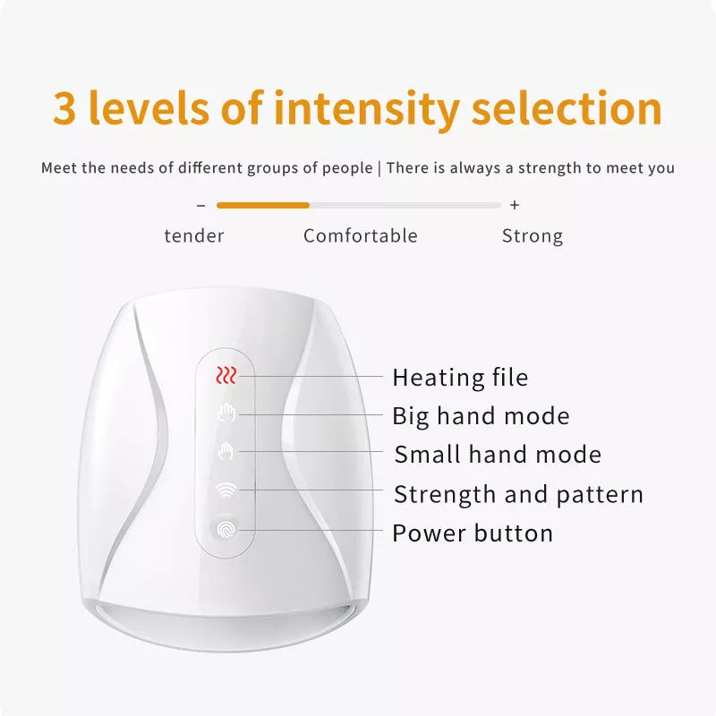 Electric Mouse Hand Massage Instrument with heating function for palm, finger, and wrist relief