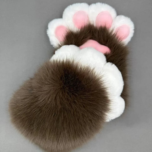 Colourful animal claw cosplay gloves in multiple colour options with nylon construction and free size design