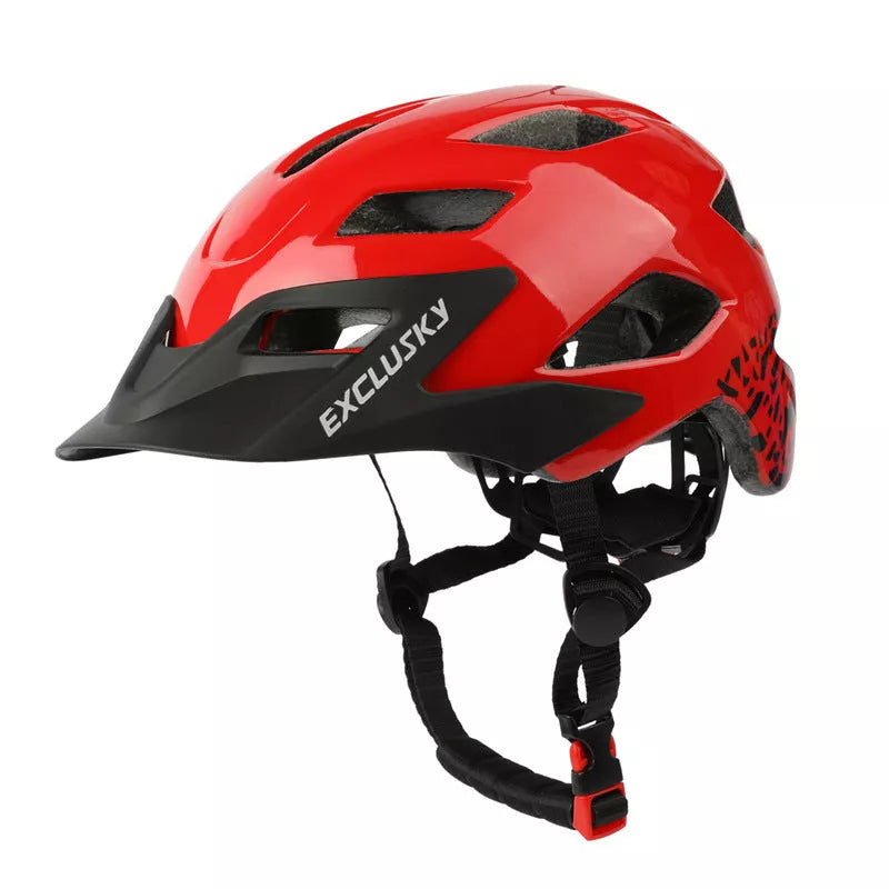 Children's bicycle and skateboard helmet in multiple colors, adjustable for a secure fit