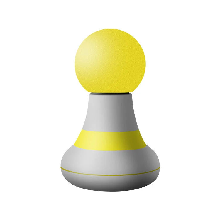 Portable handheld muscle massager with vibrating feature for relieving muscle tension and aches