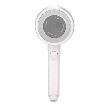 Automatic pressure shower with switch control in silver finish, 230x90x50mm ABS construction