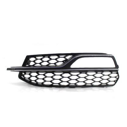 Black ABS plastic fog lamp grille for 2013-2016 Audi A3 Sport and S3 front bumper.