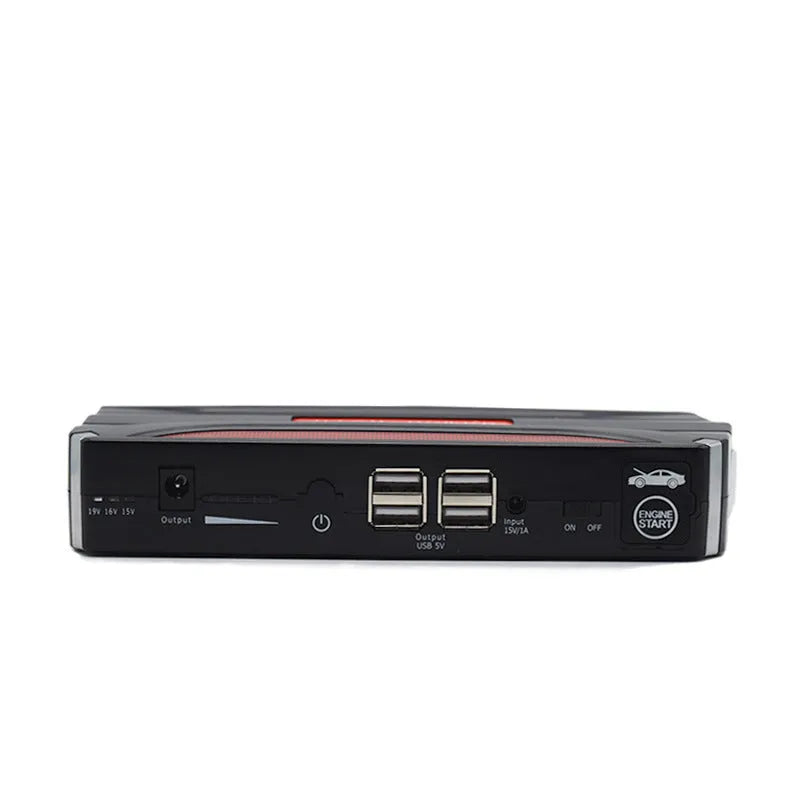 Vehicle Emergency Starting Power 12V On-board: 7800mAh capacity power supply with anti-reverse charge, anti-reverse connection, anti-short circuit, anti-overdischarge, and anti-overcharge protection for jump-starting cars