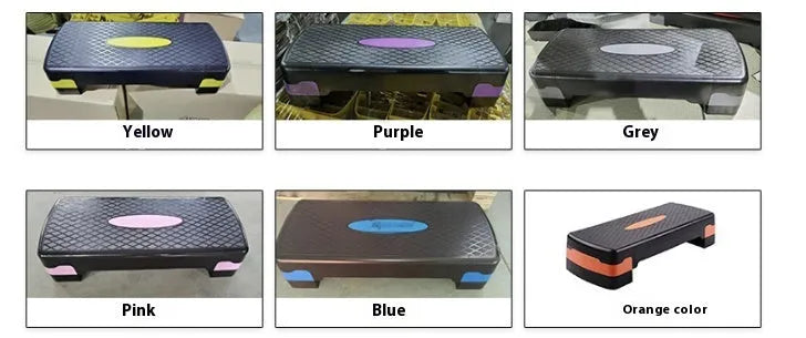 Fit Step aerobics platform measuring 68cm by 28cm by 15cm in ABS plastic for home fitness workouts