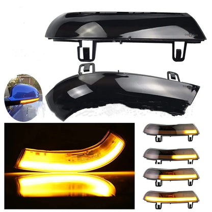 Automobile Running Water Steering Light for Volkswagen Golf MK5 with sequential LEDs in Single Yellow or Blue-Yellow Blue options