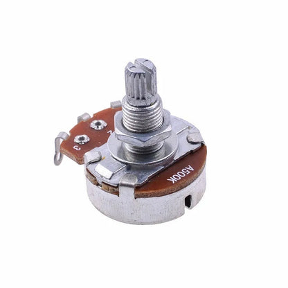 Metal electric guitar potentiometer knob with resistance options A250K A500K B250K B500K