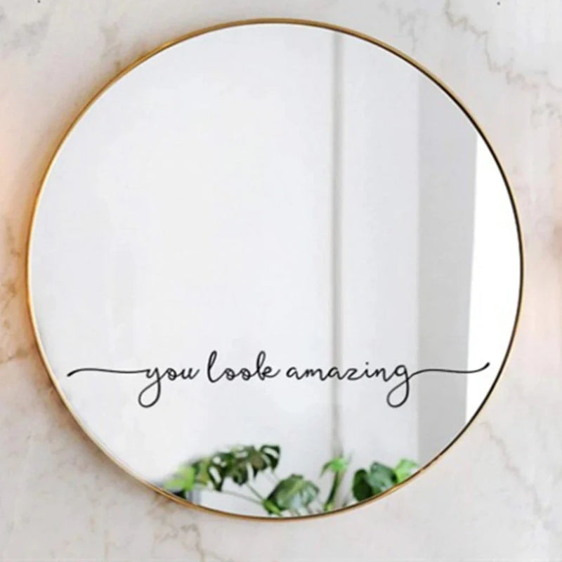 PVC wall sticker measuring 46x7cm with moisture-proof and mildew-proof properties for home and commercial decoration applications