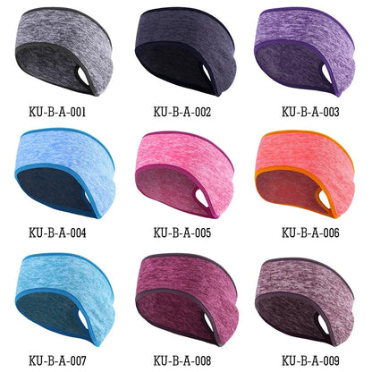 Premium windproof, moisture-wicking ear warmers in assorted colors for comfortable wear during cold weather running and outdoor activities