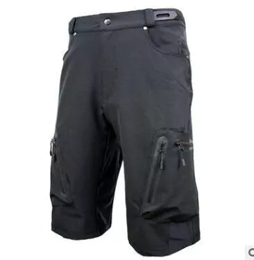 Outdoor Cycling Outwear Shorts in blue and black, sizes M to XXL