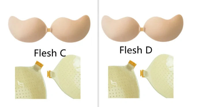 Lala Goddess Deep V Invisible Bra for women, seamless support under swimwear and dresses