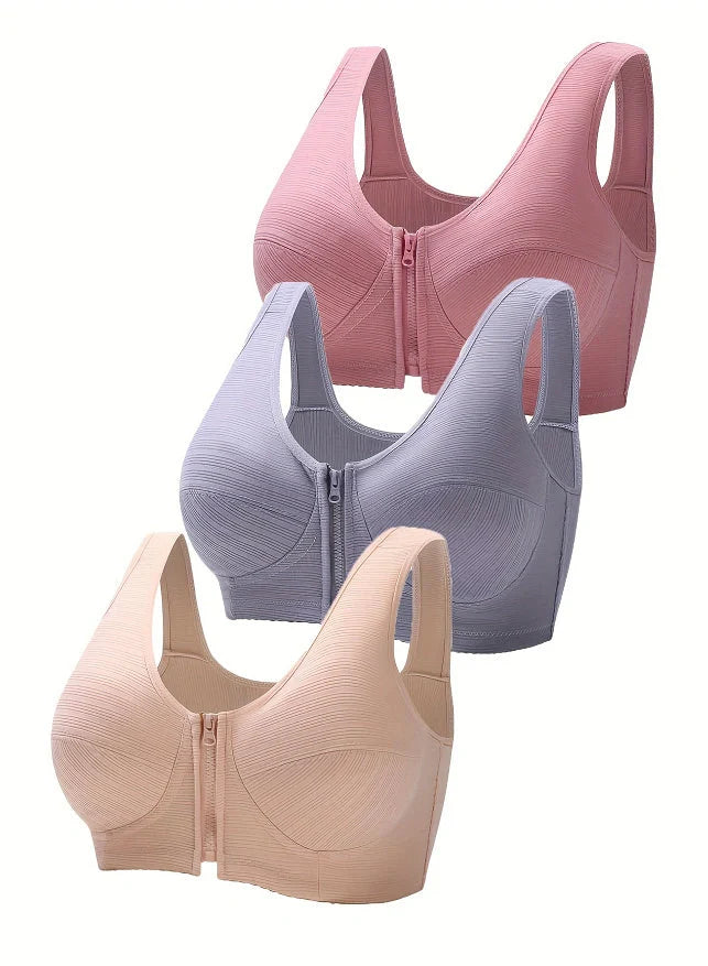 Luxurious underwire plus size bra in various colors and sizes, featuring breathable cotton fabric and customizable fit