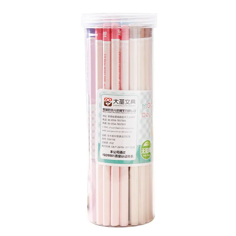Basswood thermal transfer pencil showing six-angle design and wooden texture, 175mm length