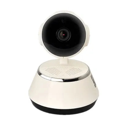 Wireless IP camera 720P HD with night vision, motion detection, two-way audio, Micro SD slot, ABS plastic, 9x9x12cm